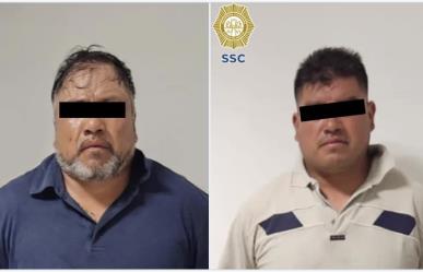 Detienen a El Mojarras y a Harry, delincuentes que operaban en la Cdmx