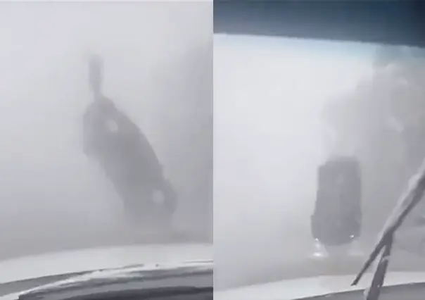 Auto sale volando por los aires durante tornado en carretera de Carolina del Sur