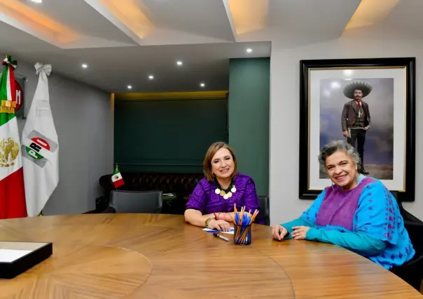 Juntas tras declinación: Xóchitl Gálvez y Beatriz Paredes muestran unidad