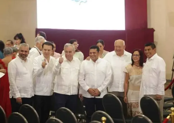 Asisten gobernadores al 5to Informe de AMLO, incluido Esteban Villegas