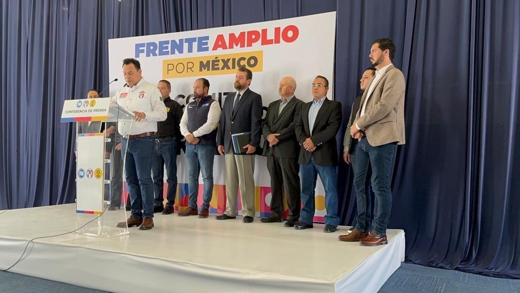 La entrega de la constancia que acredita a Xóchitl Gálvez como candidata oficial por el Frente Amplio por México se entregará el próximo domingo tres de septiembre. Foto: Aida Campos.