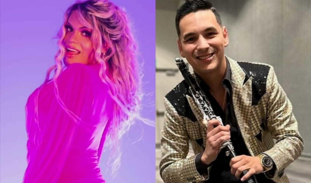 Wendy Salazar y Jaime López Salazar, integrante de El Recodo, coquetearon en La Casa de los Famosos México. Fotos: Instagram