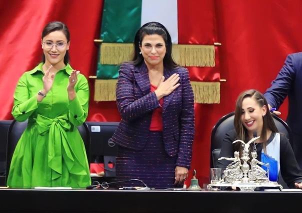 Asume Marcela Guerra la presidencia de la Cámara de Diputados