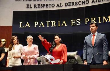 Rinde protesta Ana Lilia Rivera como nueva presidenta del Senado