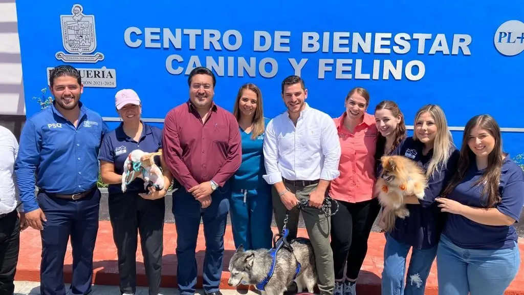 El alcalde de Pesquería detalló que el Centro de Bienestar Canino y Felino tuvo una inversión de 15 millones de pesos y en el se podrán dar servicios de consultorías, rayos X, adopción y chequeos. Foto: Armando Galicia