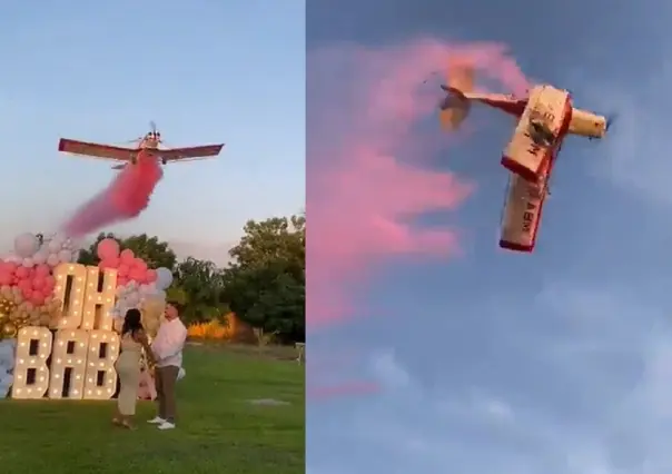 VIDEO: Se estrella avioneta en revelación de sexo de bebé; muere el piloto