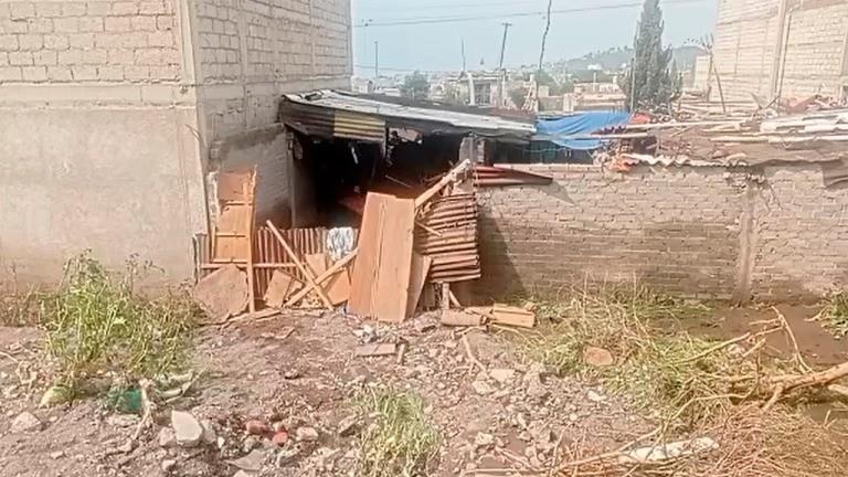 Un niño de 3 años murió tras el derrumbe de su vivienda a consecuencia de la fuerte lluvia que azotó el municipio el 1 de sepiembre. El menor murió en el hospital. Foto: Cortesía