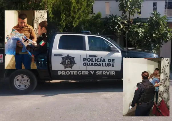 Policía de Guadalupe auxilia a mujer en parto en su hogar