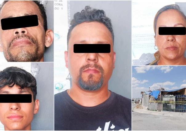 Detienen a una mujer y tres hombres con 40 migrantes en Apodaca