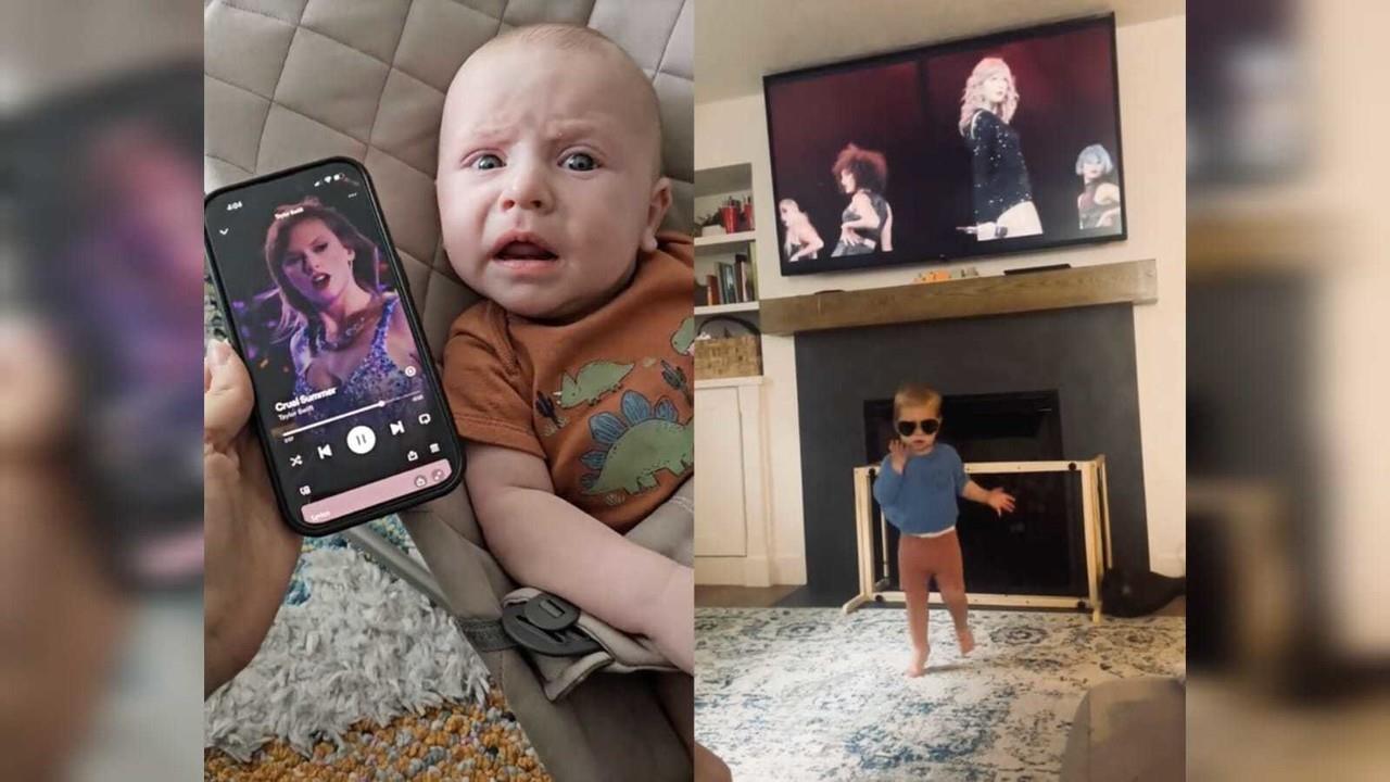 Las reacciones de los tiktokers no se han hecho esperar, todos elogiando el buen gusto musical de los babys swiftie como han sido bautizados estos pequeños seguidores. Foto: Especial/ POSTAMX