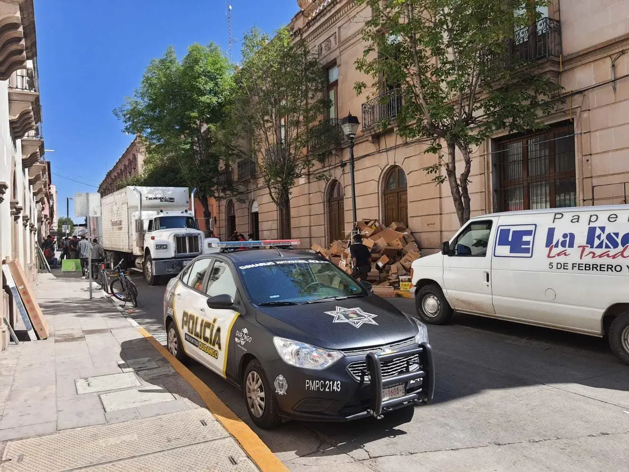 El desalojo de la Escolar se debió a un cumplimento de una orden judicial. Foto: Cortesía.