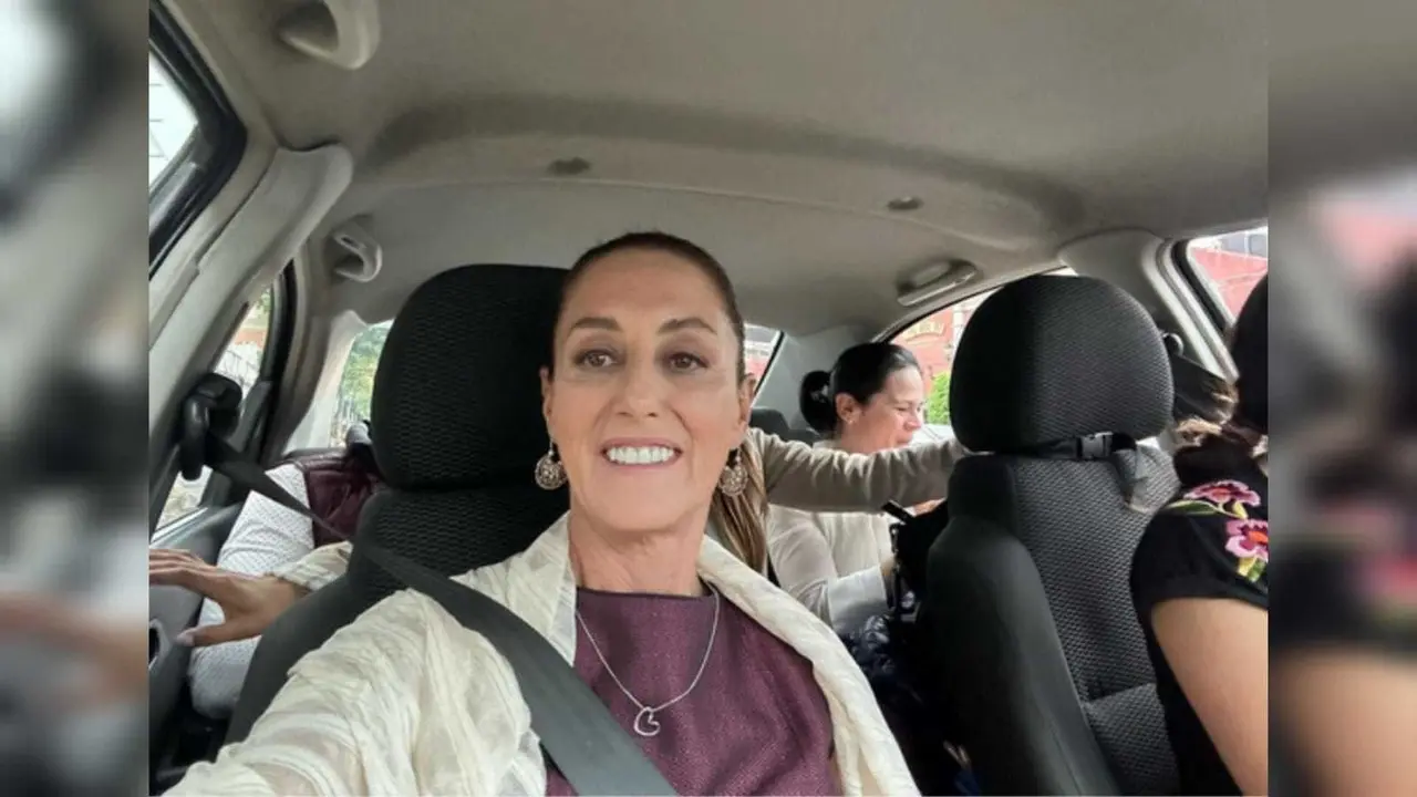 Al arribar al recinto, Claudia Sheinbaum expresó su confianza y ánimo de triunfo en el contexto de esta elección interna del partido. Foto: Instagram/ Claudia Sheinbaum