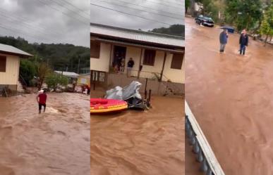 VIDEO: Poderoso ciclón deja serias inundaciones en el sur de Brasil