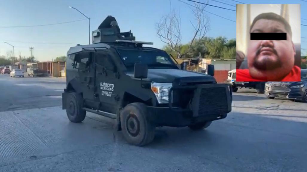 Con fuerte operativo fuerzas federales capturan a El Roque en Reynosa