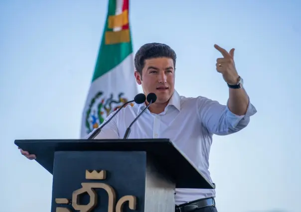 Inaugura Samuel García la carretera La Gloria - Colombia