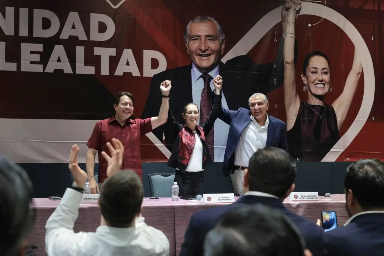 Refrenda Adán Augusto pleno respaldo, apoyo y unidad a Claudia Sheinbaum