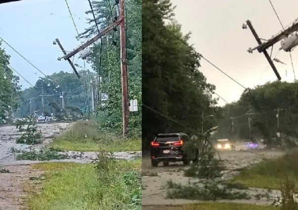 Tormentas dejan sin electricidad a más de 40 mil hogares en Nueva Inglaterra