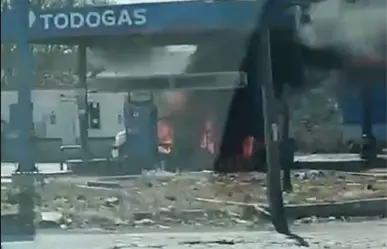 Autoridades investigan causas del incendio en gasera Todo Gas en Apodaca