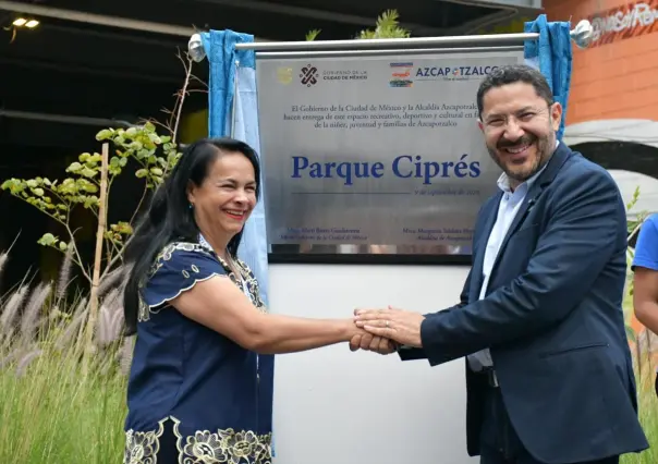 Inauguran el Parque Ciprés en la alcaldía Azcapotzalco