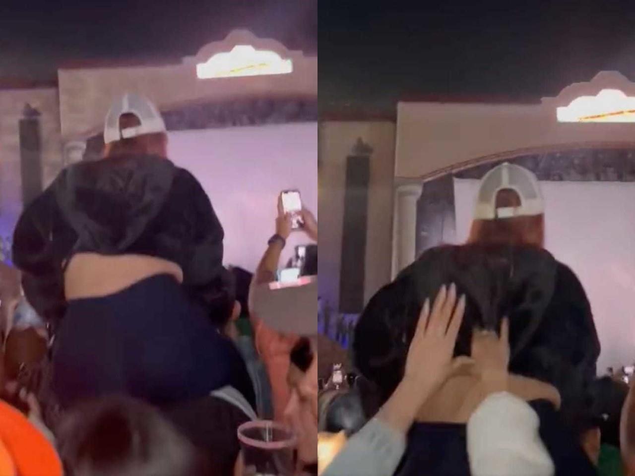 La situación generó el enojo de los asistentes al festival. Foto: Twitter.