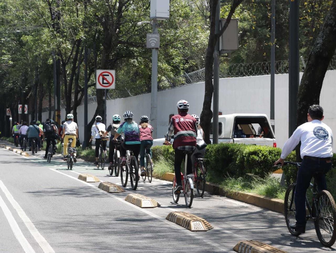 Nueva Ciclovía Metropolitana que conecta con la Alcaldía Azcapotzalco y el municipio de Naucalpan. Crédito: GEM.