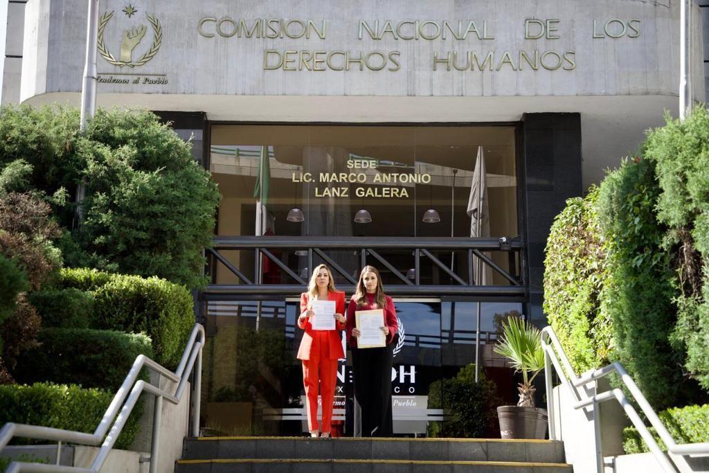 Diputadas locales del PRI, Lorena de la Garza Venecia y Perla Villarreal Valdez. Foto: Cortesía.