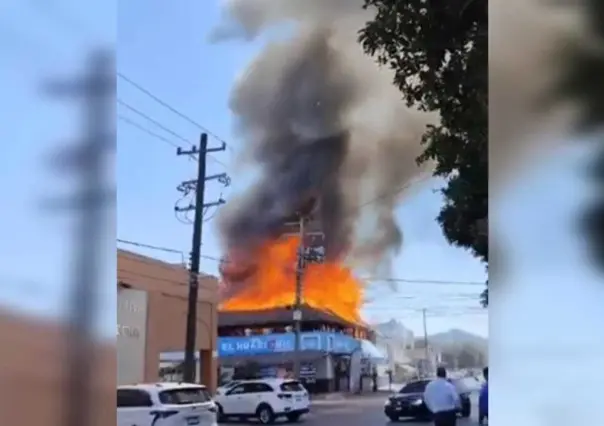 Reportan incendio en restaurante de zona centro en Gómez Palacio