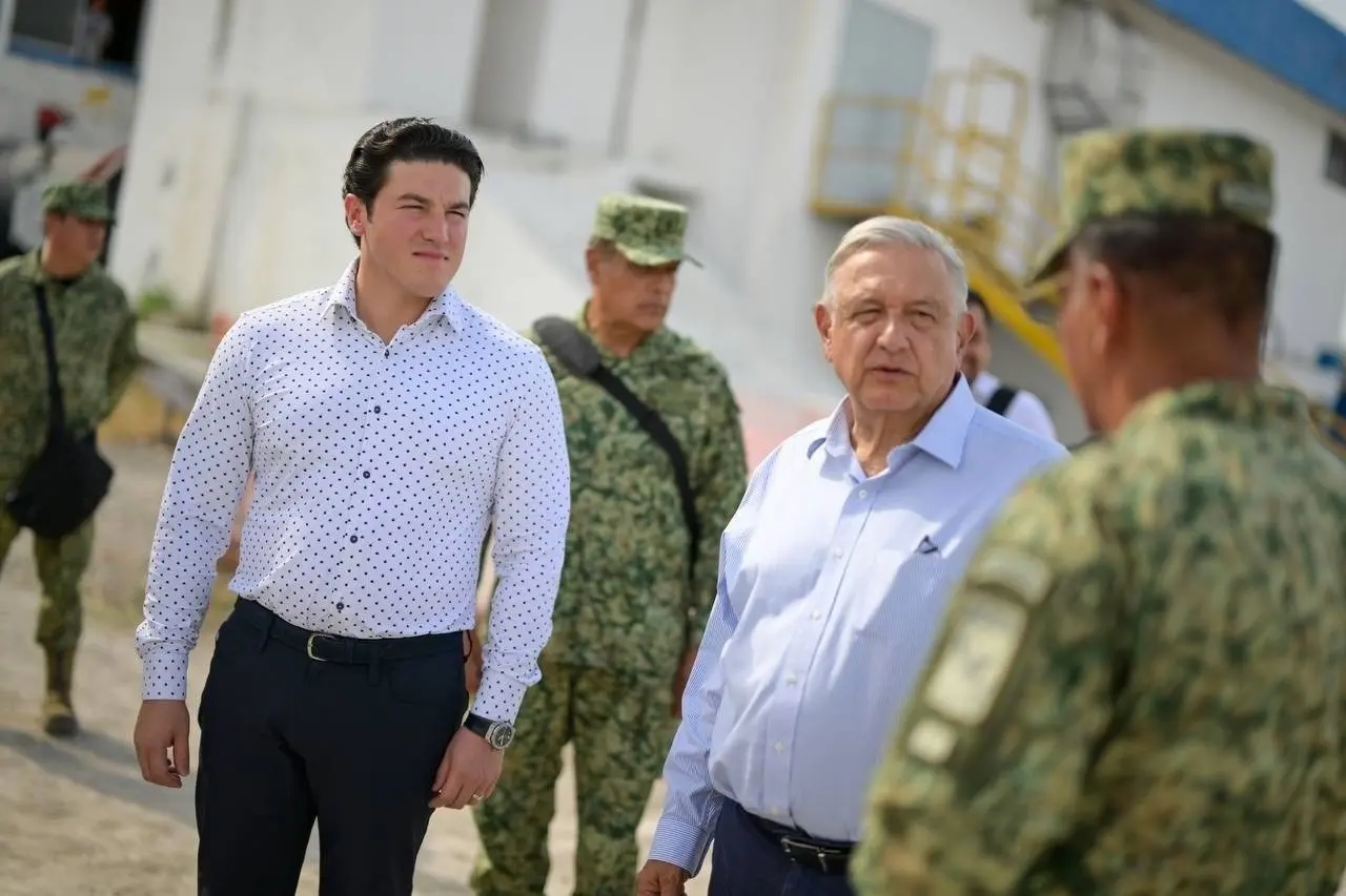 El presidente Andrés Manuel López Obrador estará en el municipio de China junto al gobernador Samuel García para inaugurar el acueducto que se espera de más agua al área metropolitana. Foto: Archivo.