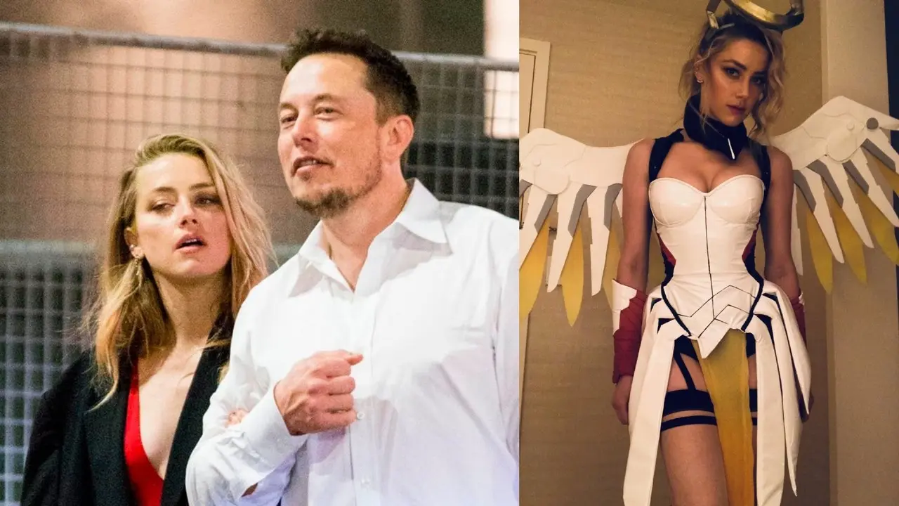 En la red social X, sobre este tema, Musk compartió una foto con Amber Heard disfrazada de Mercy. Foto: Especial.