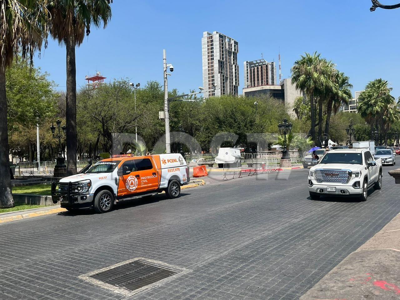 Eliminan riesgos eléctricos alrededor de la Macroplaza previo al Grito