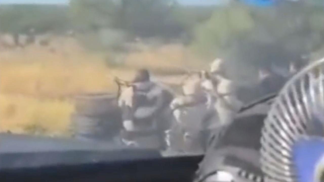 La Base de la Guardia Nacional en Anáhuac, es un punto estratégico para el combate al crimen organizado en la región, zona limítrofe entre los estados de Nuevo León y Tamaulipas con la frontera de Estados Unidos. Foto: Especial/ captura de pantalla