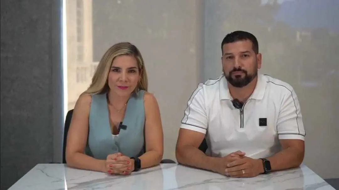 Karla Panini y Américo Garza publicaron un video en redes sociales para deslindarse de los comentarios. Foto: Instagram