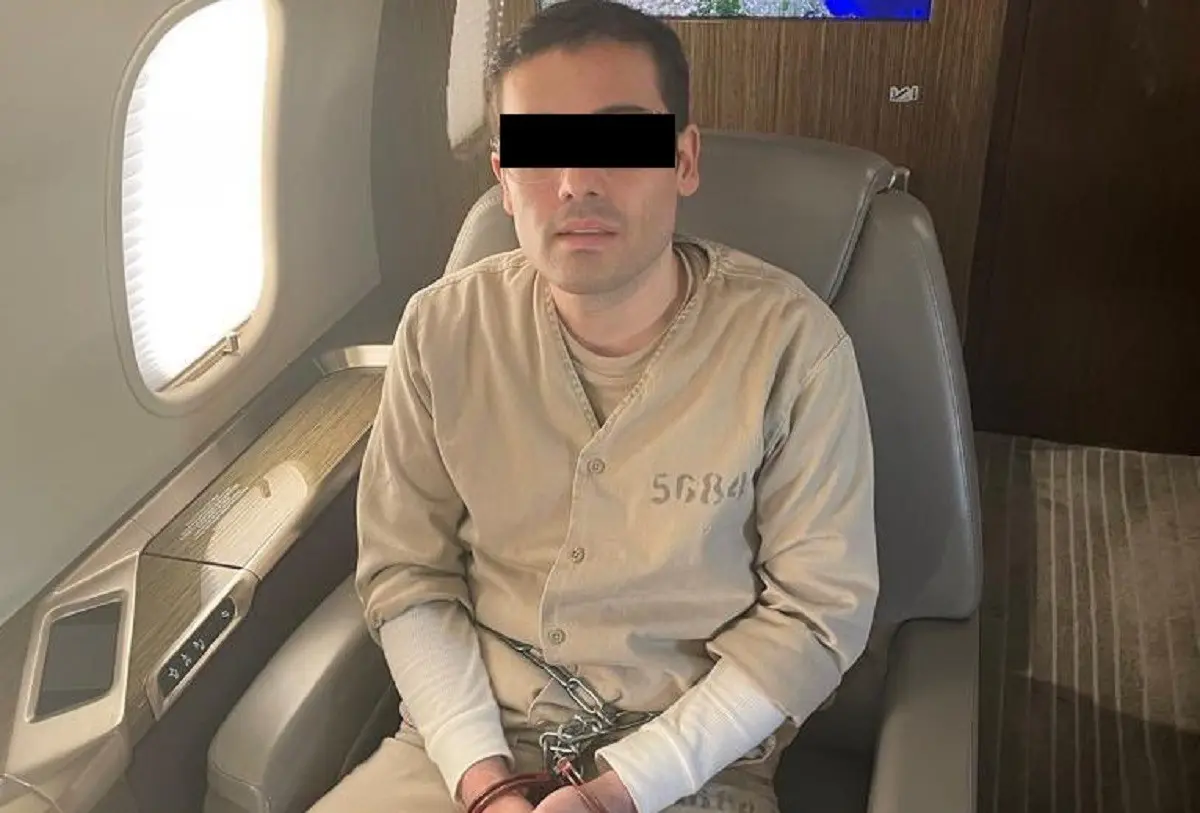 Ovidio Guzmán, hijo de Joaquín El Chapo Guzmán, fue extraditado a Estados Unidos. Foto: Twitter @derekmaltz_sr