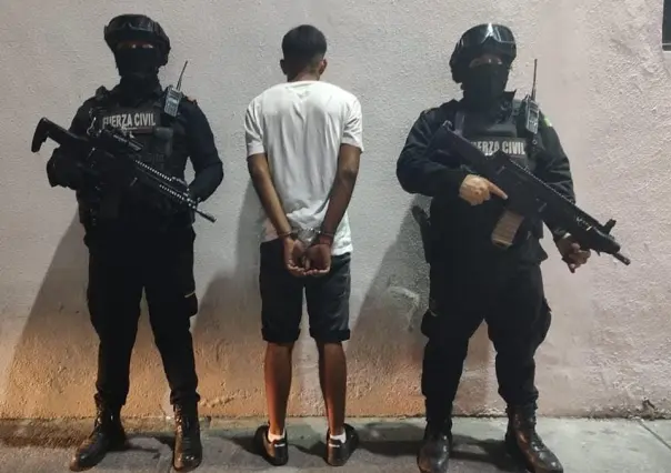Cae hombre armado y con drogas en la colonia Tierra y Libertad de Monterrey