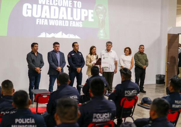 Guadalupe se alista con policías bilingües para el Mundial FIFA 2026