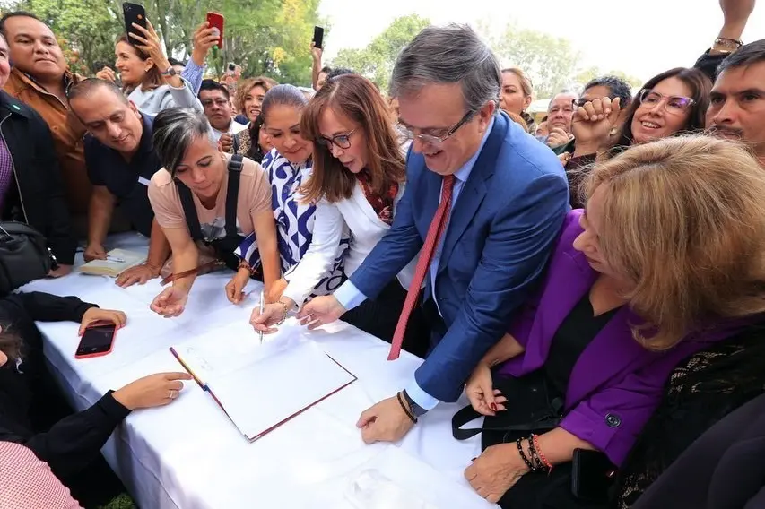 Marcelo Ebrard señaló que, a partir del 20 de septiembre, iniciará con recorridos por todo el país.  Foto. Facebook