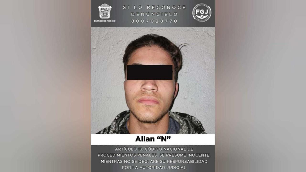 Allan N se quedó en el penal tras la resolución de una Jueza de Control de dictarle prisión preventiva justificada, este 19 de septiembre se resolverá si lo vinculan a proceso por este delito. Foto: FGJEM