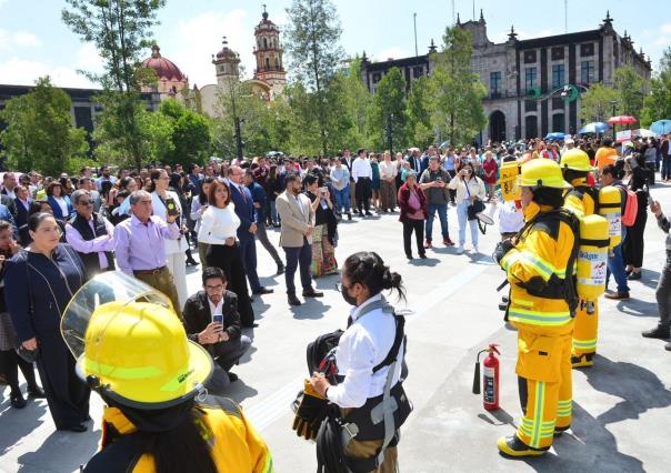 Exitoso el simulacro nacional en el Estado de México