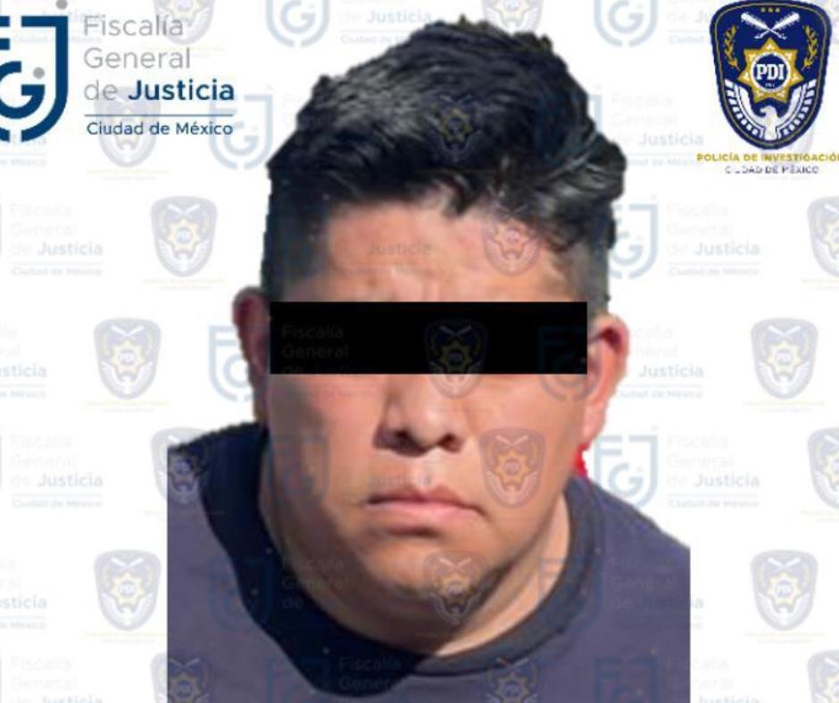 Arresto de presunto extorsionador de Clara Brugada que planeaba campaña negra. Foto: @FiscaliaCDMX