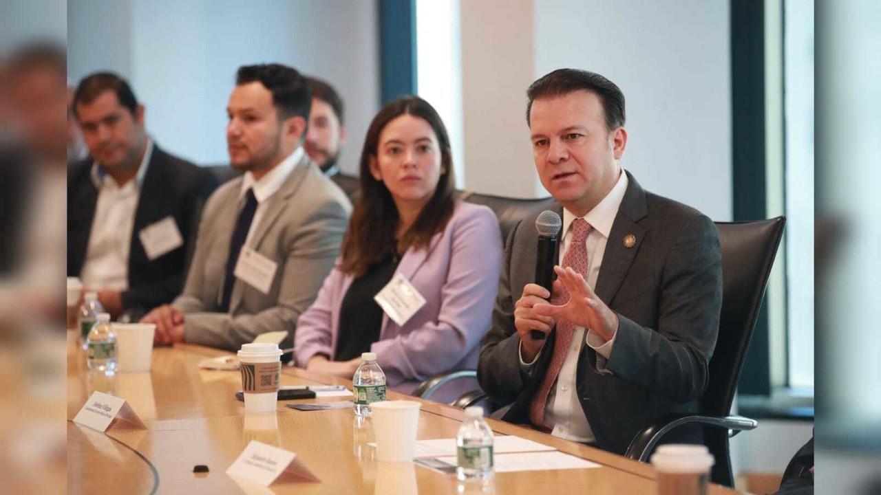 Se reúne Esteban Villegas con Cámara de Comercio México-Estados en Nueva York