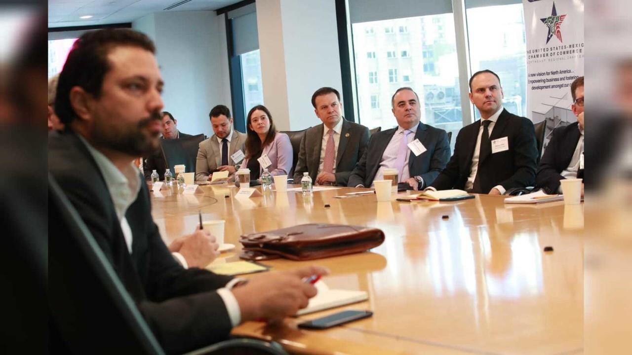 Se reúne Esteban Villegas con Cámara de Comercio México-Estados en Nueva York