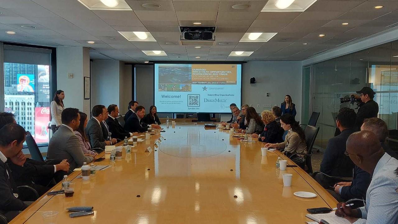 Se reúne Esteban Villegas con Cámara de Comercio México-Estados en Nueva York