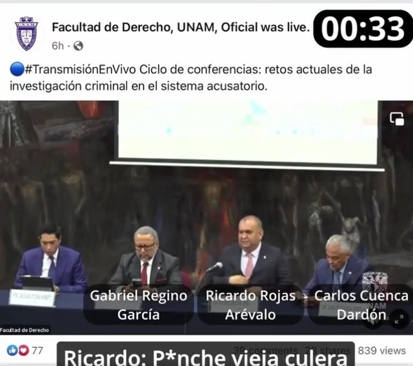 Escándalo en la facultad de Derecho de la UNAM: “Pinch