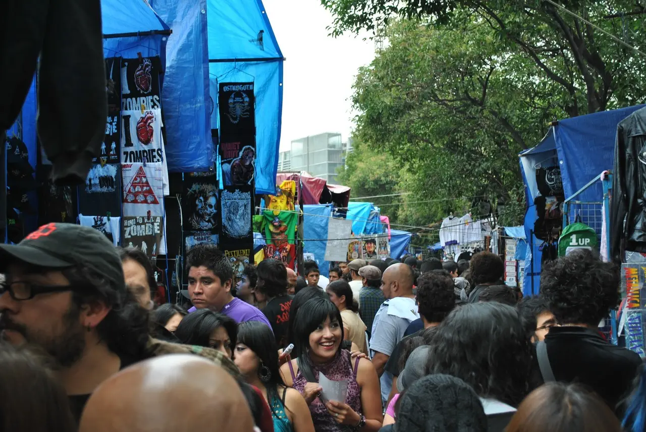 El Tianguis del Chopo es declarado Patrimonio Cultural Inmaterial de la CDMX. Foto: mapcarta