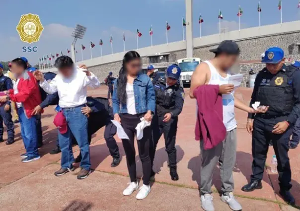 Resguarda la SSC encuentro entre Pumas y Burros Blancos en el Estadio Olímpico