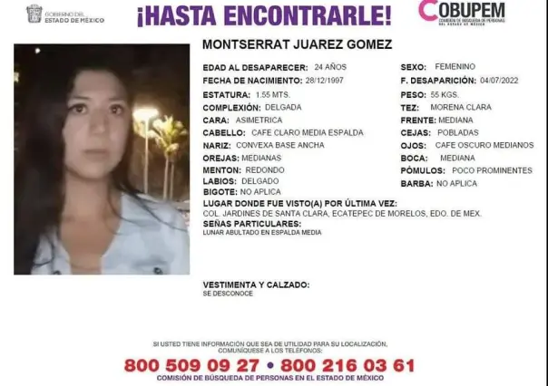 Traumatismo múltiple, motivo de muerte de Montserrat Juárez: Fiscalia CDMX