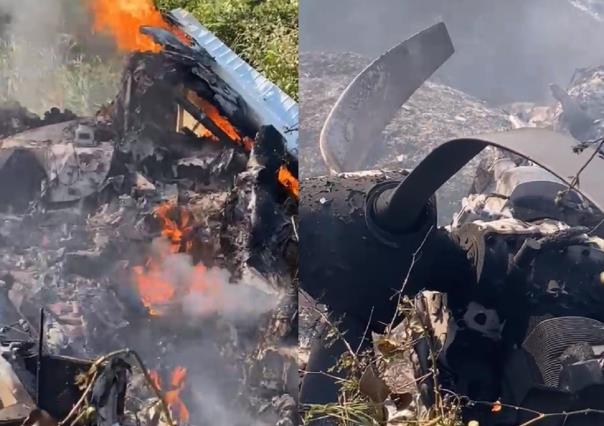 Choque de aeronaves deja 5 muertos en Topia, Durango