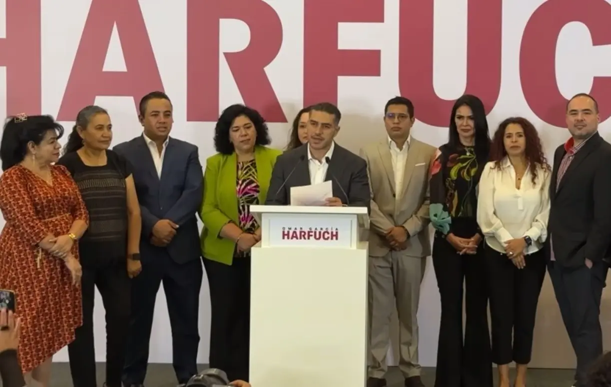 Omar García Harfuch anunció su registró formal como aspirante a participar en el proceso interno de MORENA para la selección del coordinador de los Comités para Defensa de la Transformación de la Ciudad de México. Foto: Facebook Omar Garcia Harfuch