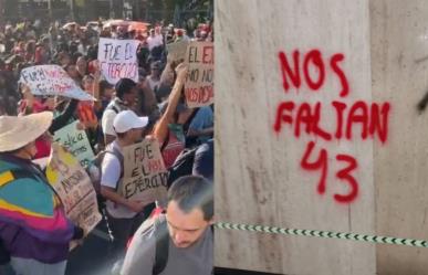 Marcha Ayotzinapa: 9 años de la desaparición de los 43 normalistas