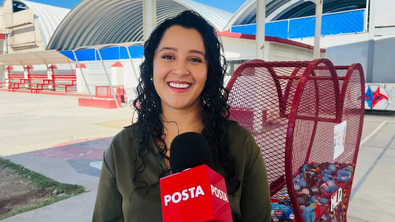 Prisila Guereca, presidenta del Patronato de Cancerología en Durango. Foto y video: Jesús Carrillo.